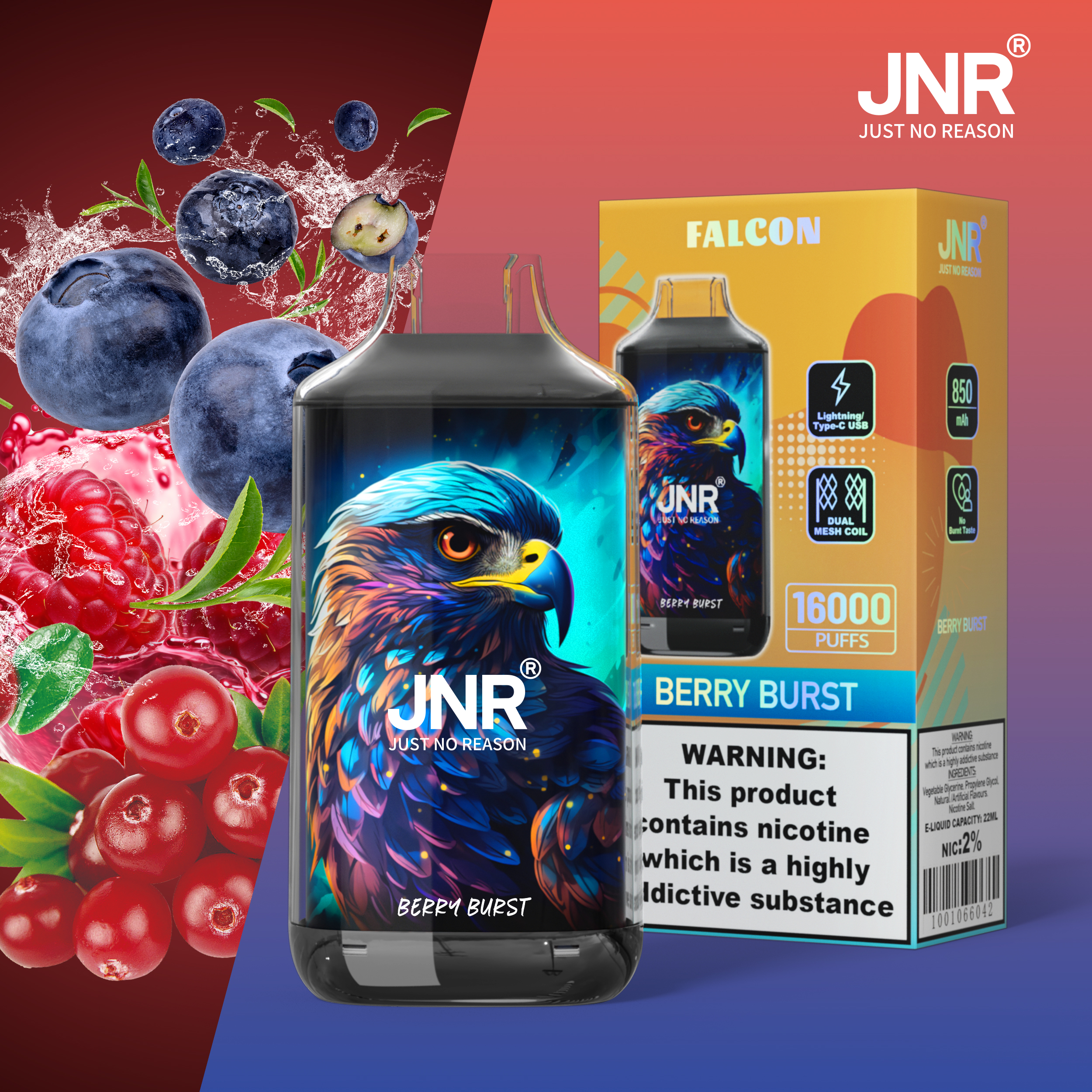 JNR FALON 16000 16K Puffs Original Edition Disposable Vape - Image 67