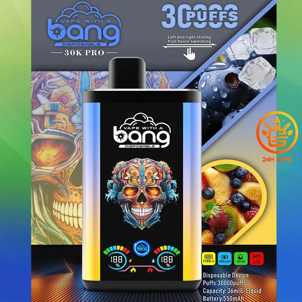 Bang 30K PRO 30000 Puffs Newest Dual Flavor LED Disposable Vape - Image 21