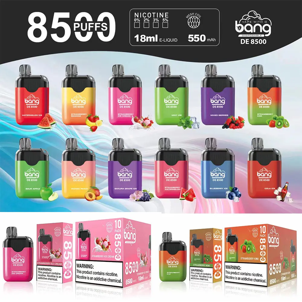 Bang DE 8500 Puffs Retail Disposable Vape - Image 2