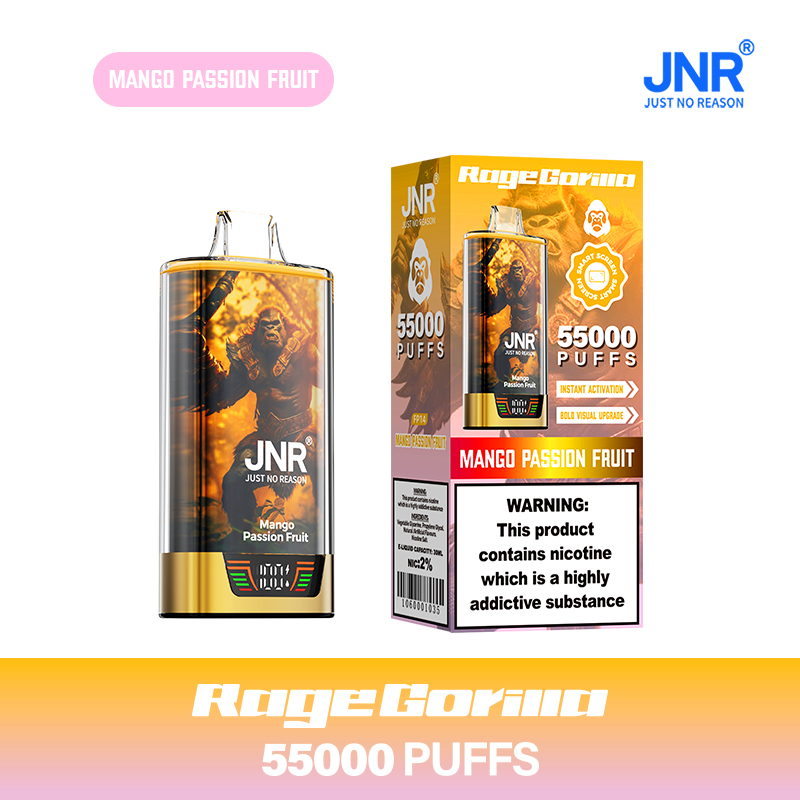 JNR Rage Gorilla 55K 55000 Puffs Smart Display Original Disposable Vape - Image 23