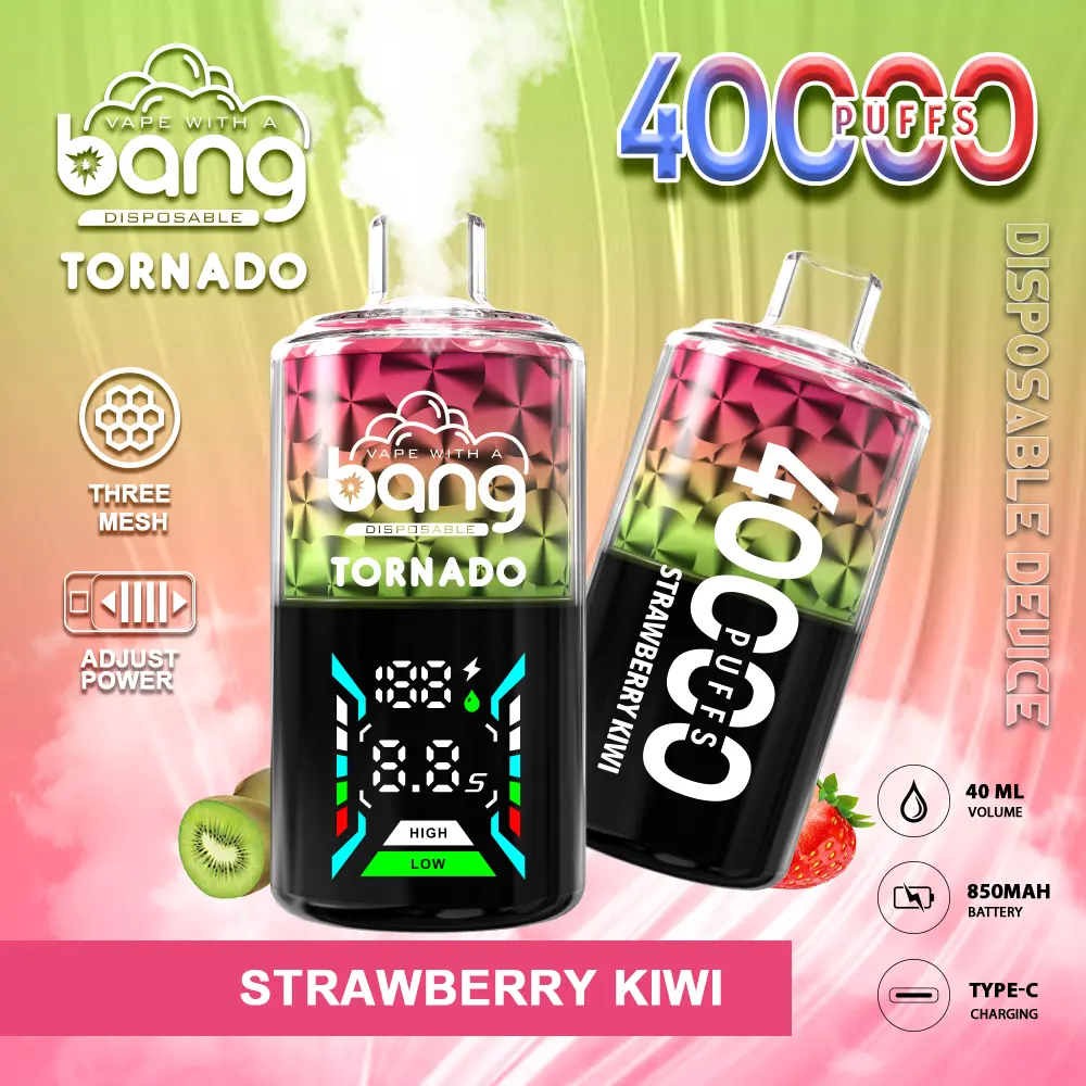 Bang Tornado 40000 40K Puffs Large Smoke LED Display Disposable Vape - Image 8
