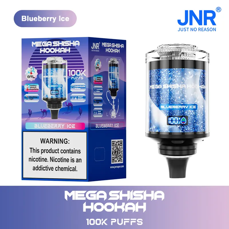 JNR Mega Shisha Hookah 100000 100K Puffs Large Capacity LED Display Disposable Vape - Image 30