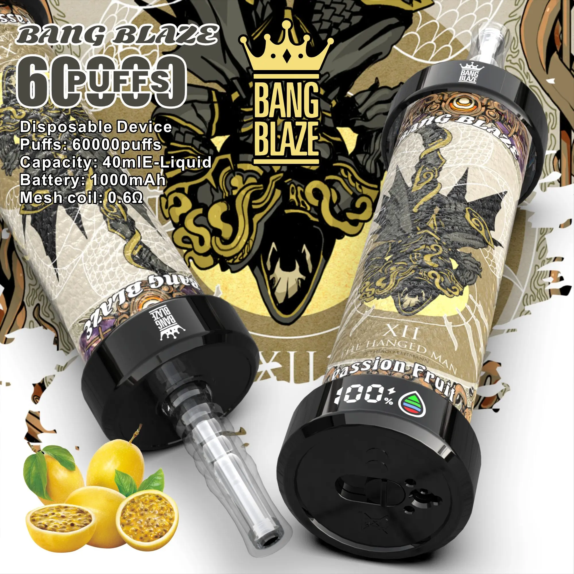 Bang Blaze 60k 60000 Puffs Latest Original LCD Display Disposable Vape Pen - Image 12
