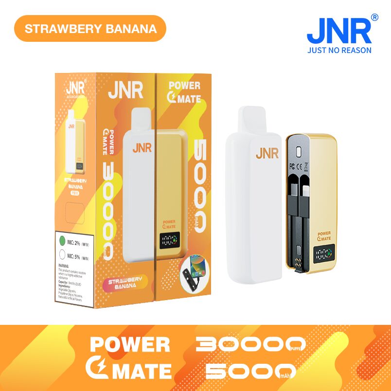 JNR Power Mate 30000 Puffs Smart Screen 5000mAh Power Bank Disposable Vape - Image 12