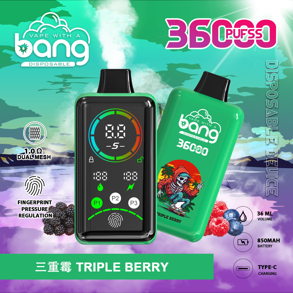 Bang 36000 Power Advanced Fingerprint Power Regulation 36K Puffs Disposable Vape - Image 5