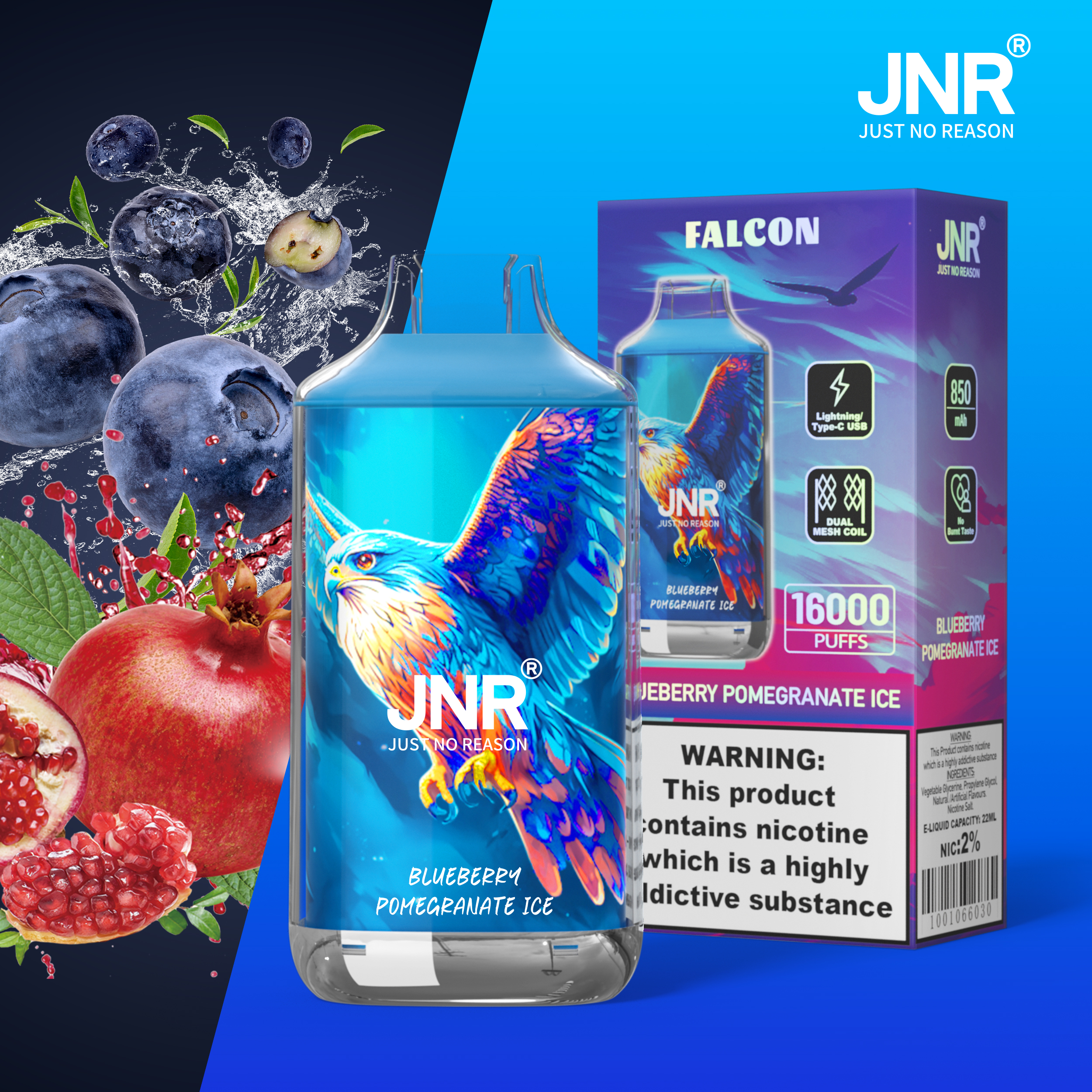 JNR FALON 16000 16K Puffs Original Edition Disposable Vape - Image 59