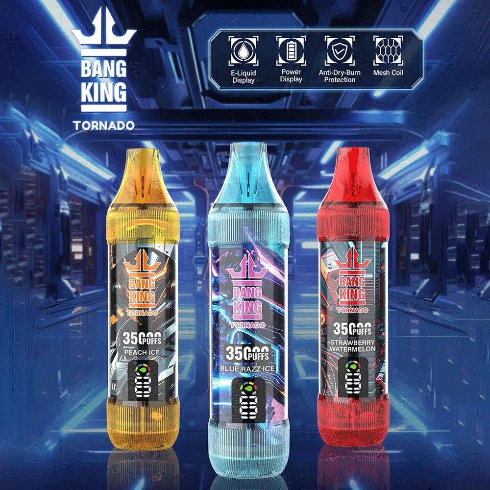 Bang King Tornado 35000 35K Puffs Original LED Display Edition Disposable Vape Pen - Image 2