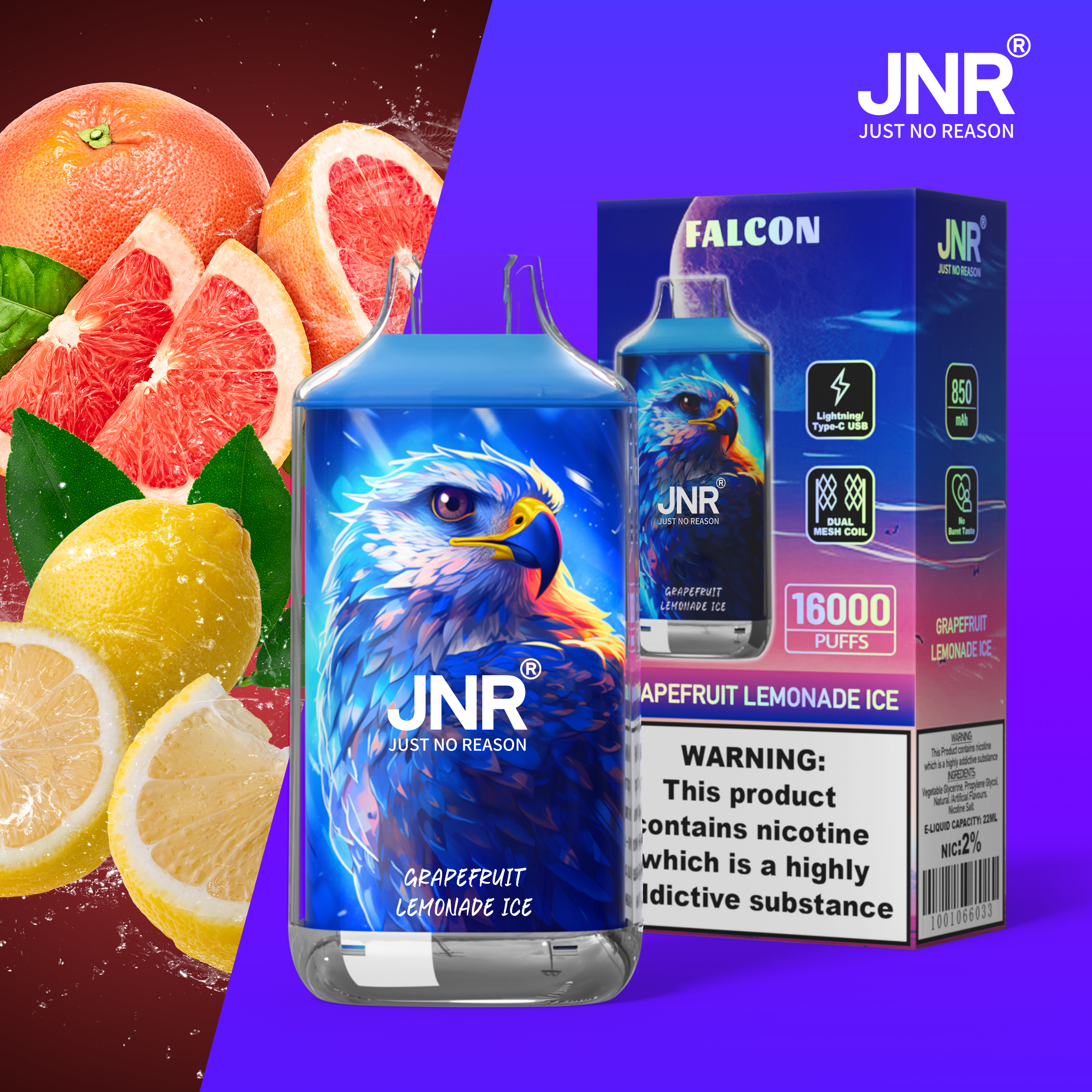 JNR FALON 16000 16K Puffs Original Edition Disposable Vape - Image 45