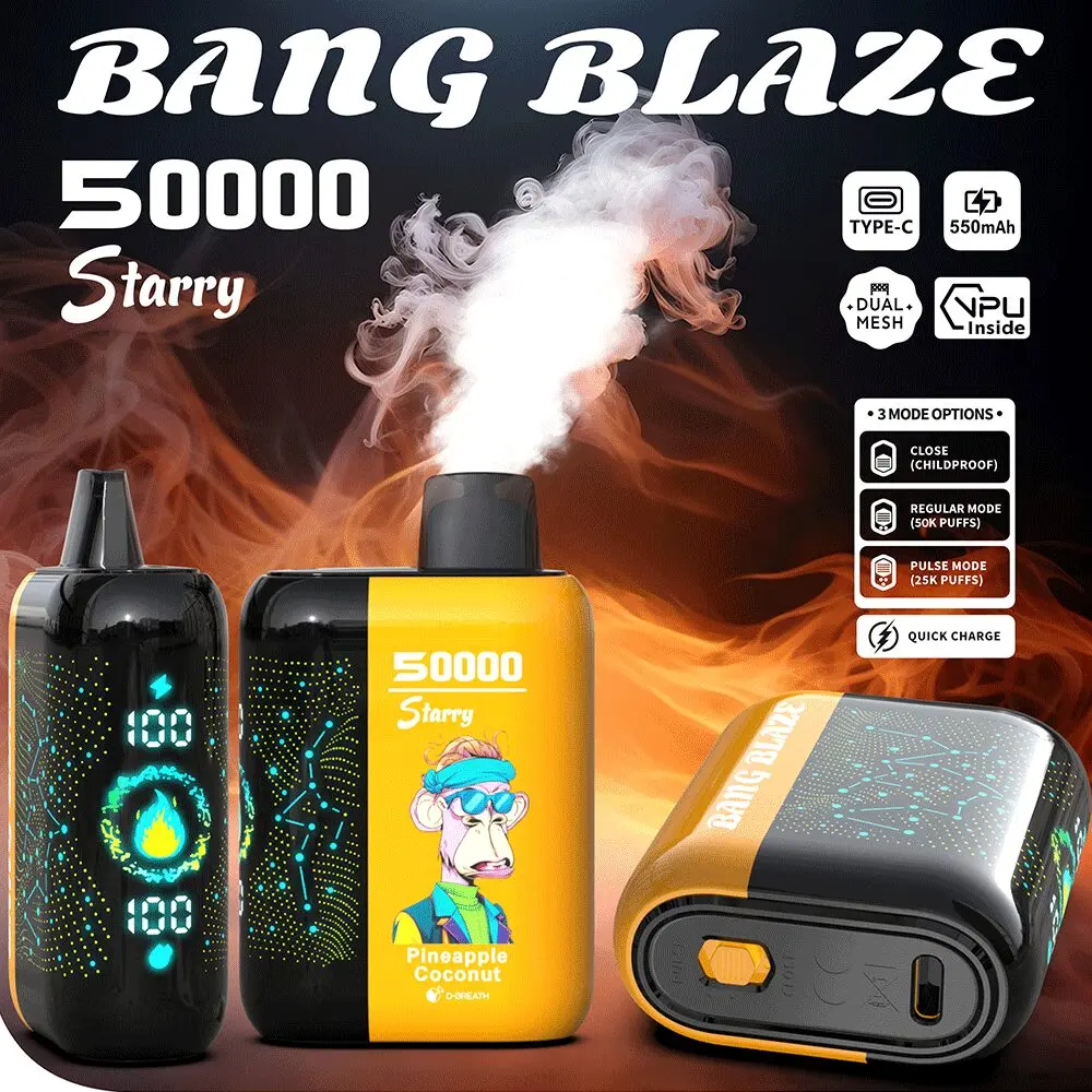 Bang Blaze Starry 50000 50K Puffs Hottest LED Display Disposable Vape - Image 16
