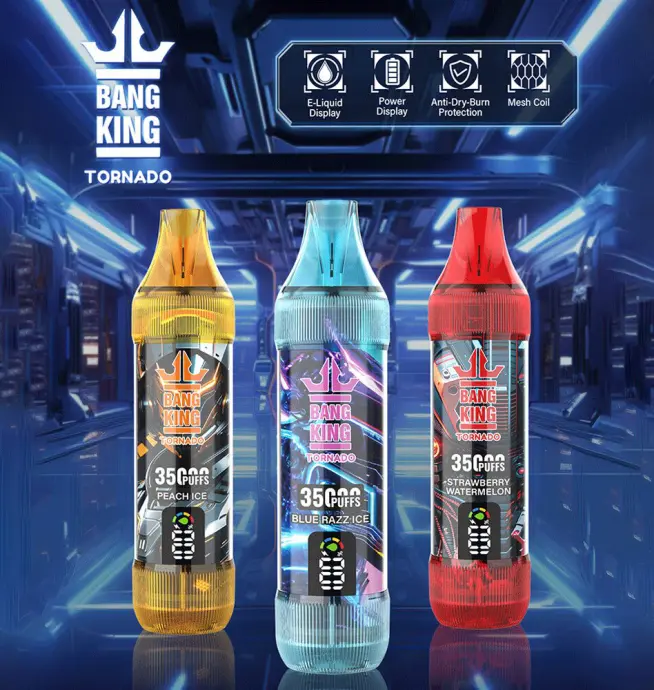 Bang King Tornado 35K Puffs Disposable Vape Pen 23ml 0-5% Nicotine