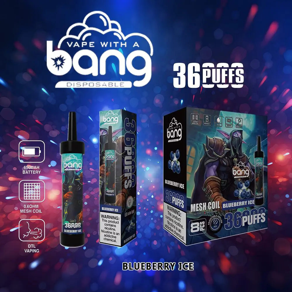 Bang 36000 36K Puffs 0% 2% 3% 5% Nicotine Latest Original Disposable Vape Pen - Image 24