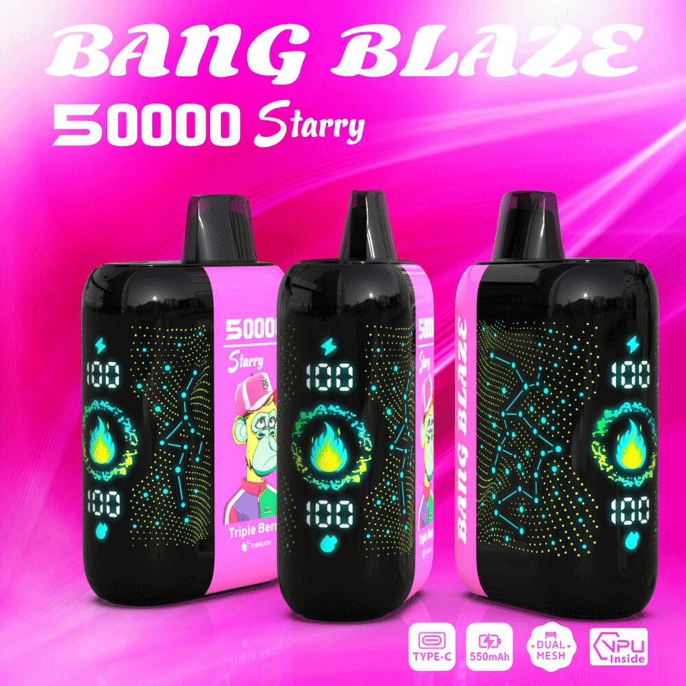 Bang Blaze Starry 50000 50K Puffs Hottest LED Display Disposable Vape - Image 7
