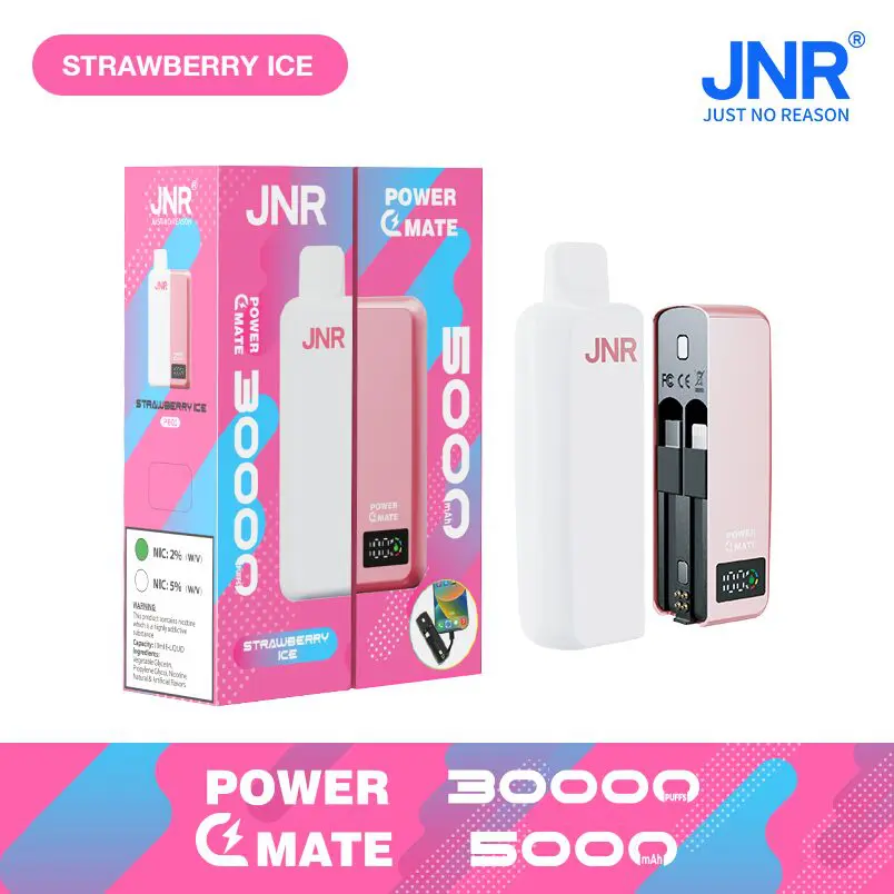 JNR Power Mate 30000 Puffs Smart Screen 5000mAh Power Bank Disposable Vape - Image 11