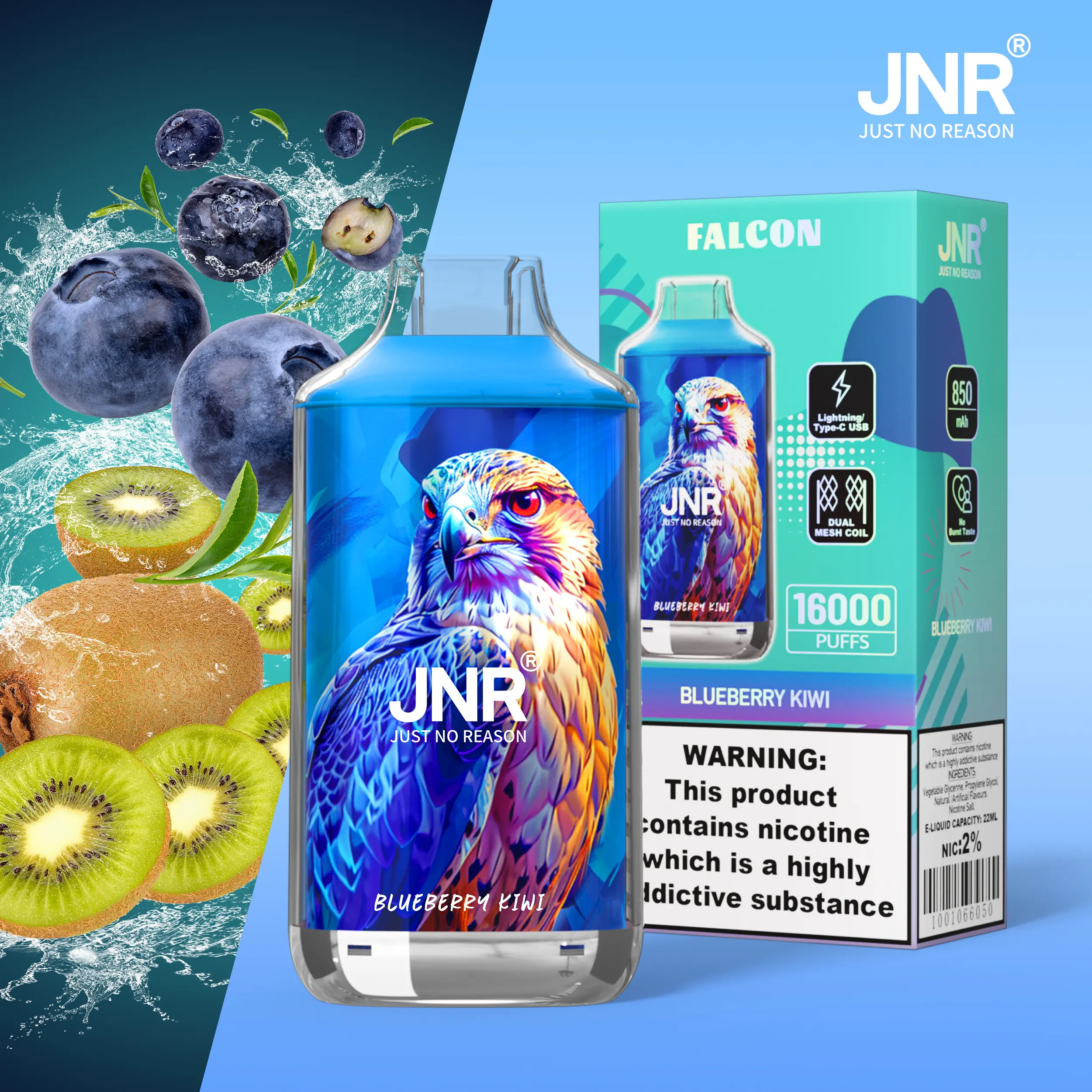 JNR FALON 16000 16K Puffs Original Edition Disposable Vape - Image 62