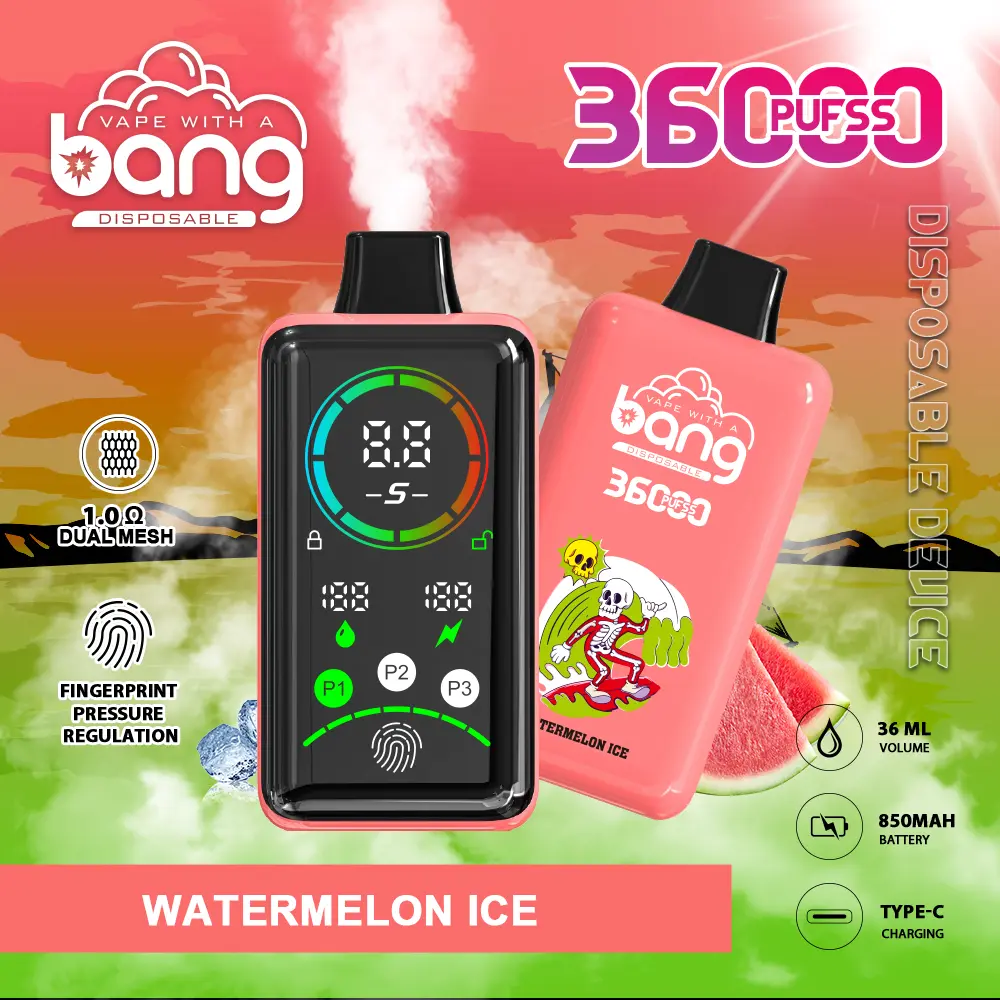 Bang 36000 Power Advanced Fingerprint Power Regulation 36K Puffs Disposable Vape - Image 4