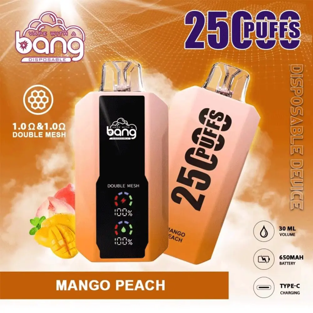 Bang 25000 25k Puffs 0% 2% 3% 5% Nicotine New LED Display Vape Electronic Cigarette Pod - Image 20