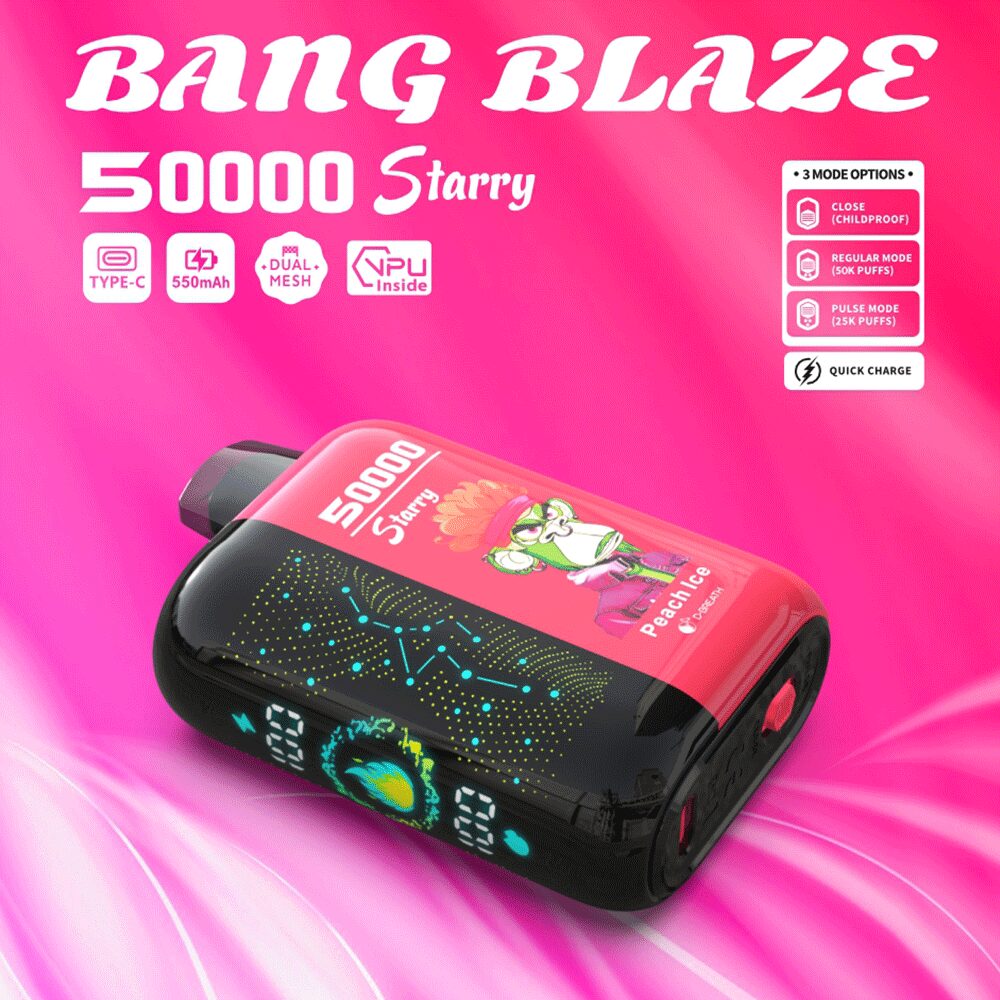 Bang Blaze Starry 50000 50K Puffs Hottest LED Display Disposable Vape - Image 17