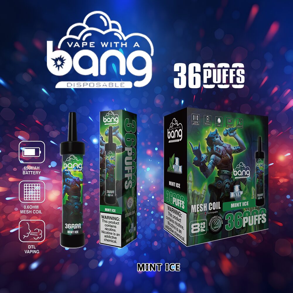 Bang 36000 36K Puffs 0% 2% 3% 5% Nicotine Latest Original Disposable Vape Pen - Image 15