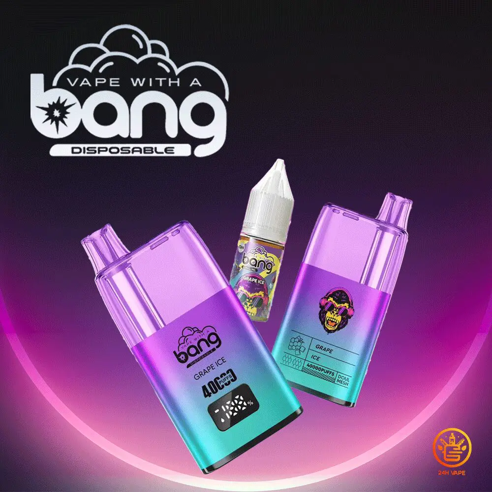 Bang 40000 40K Puffs LED Digital Display Screen Refillable Oil Vape - Image 2
