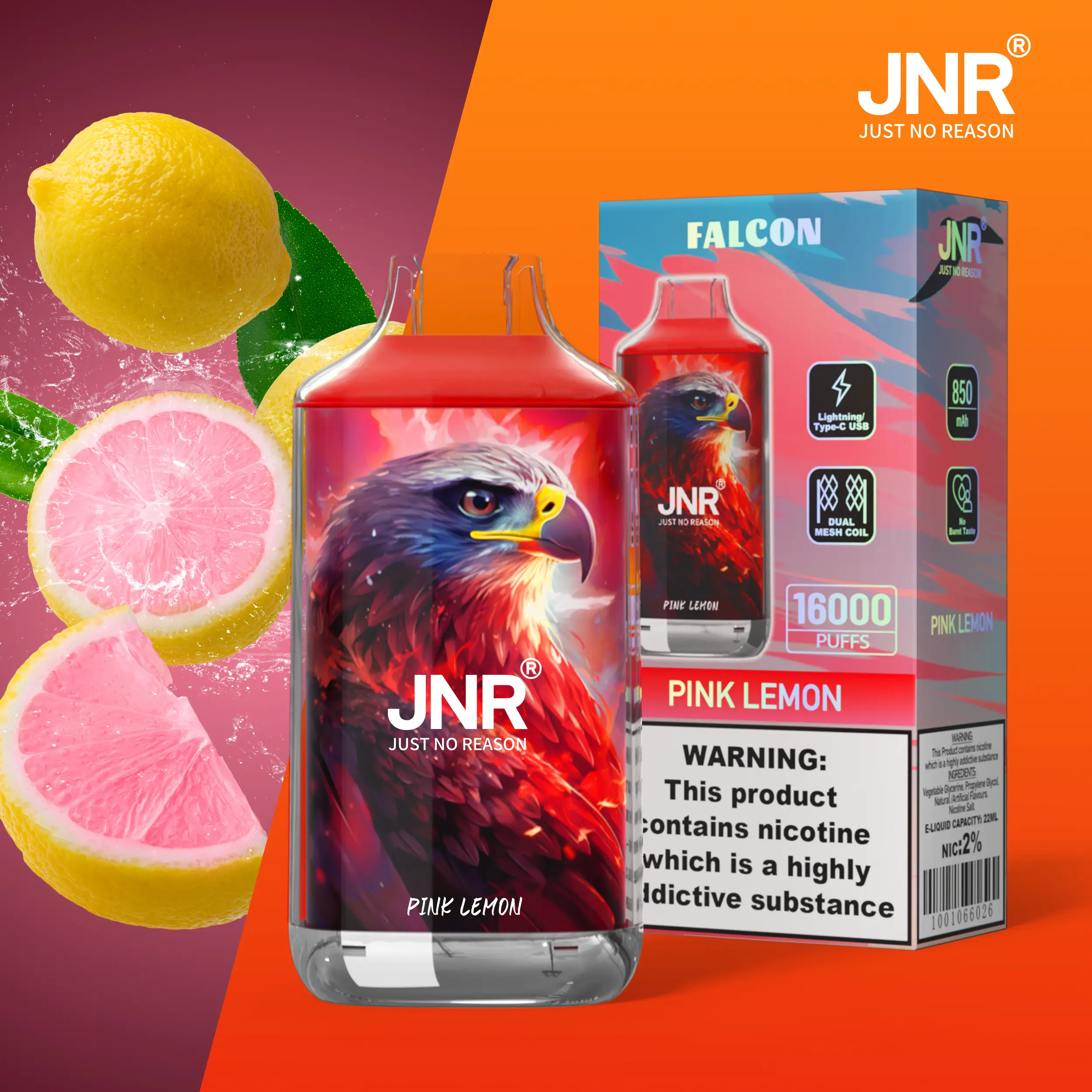 JNR FALON 16000 16K Puffs Original Edition Disposable Vape - Image 26