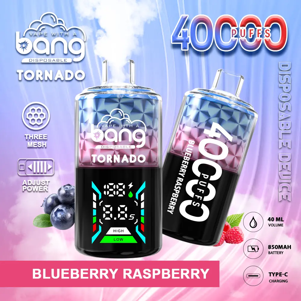 Bang Tornado 40000 40K Puffs Large Smoke LED Display Disposable Vape - Image 20