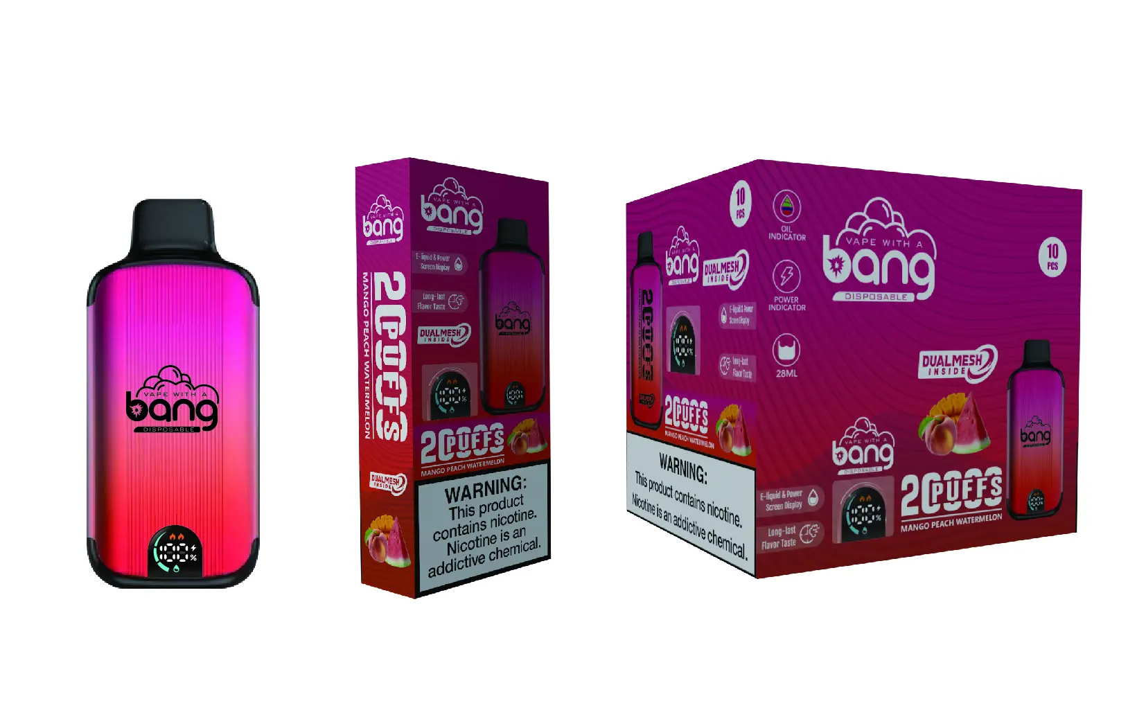 Bang 20000 Puffs New Product LED Display Disposable Vape - Image 20