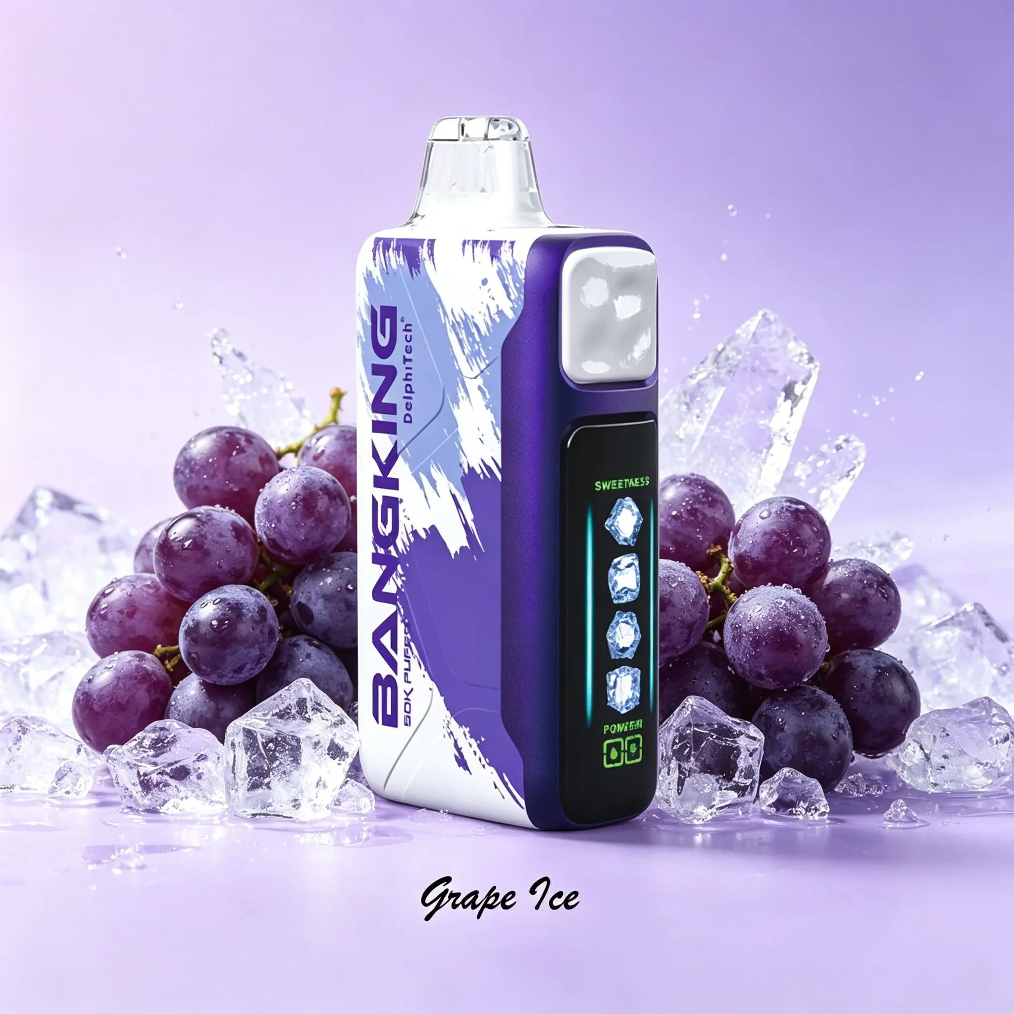 Bang King Ice Cool 60000 60K Puffs Adjustable Ice Level LED Display Disposable Vape Japan warehouse - Image 22