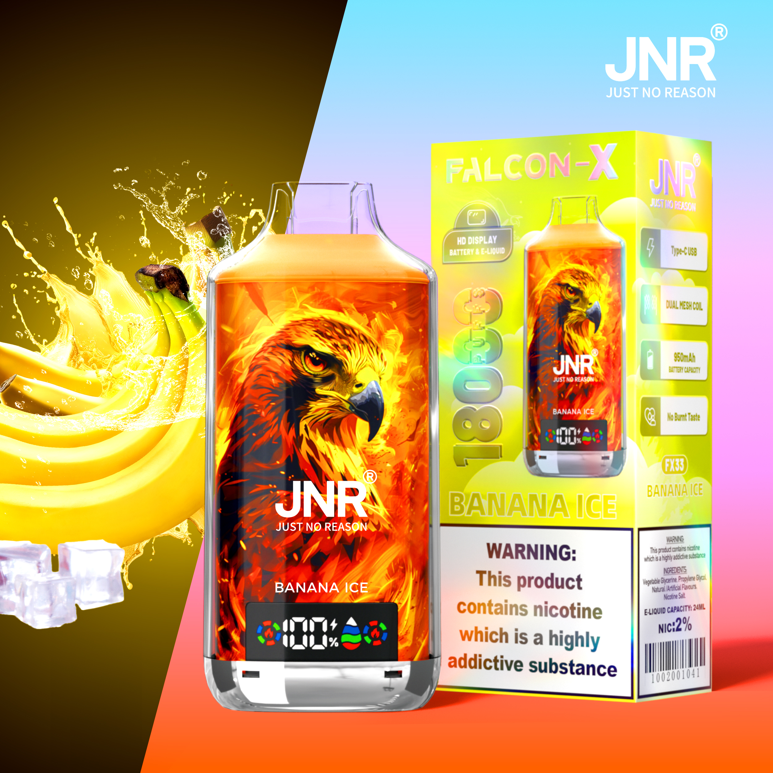 JNR Falcon X 18000 Puffs Disposable Vape - Image 30