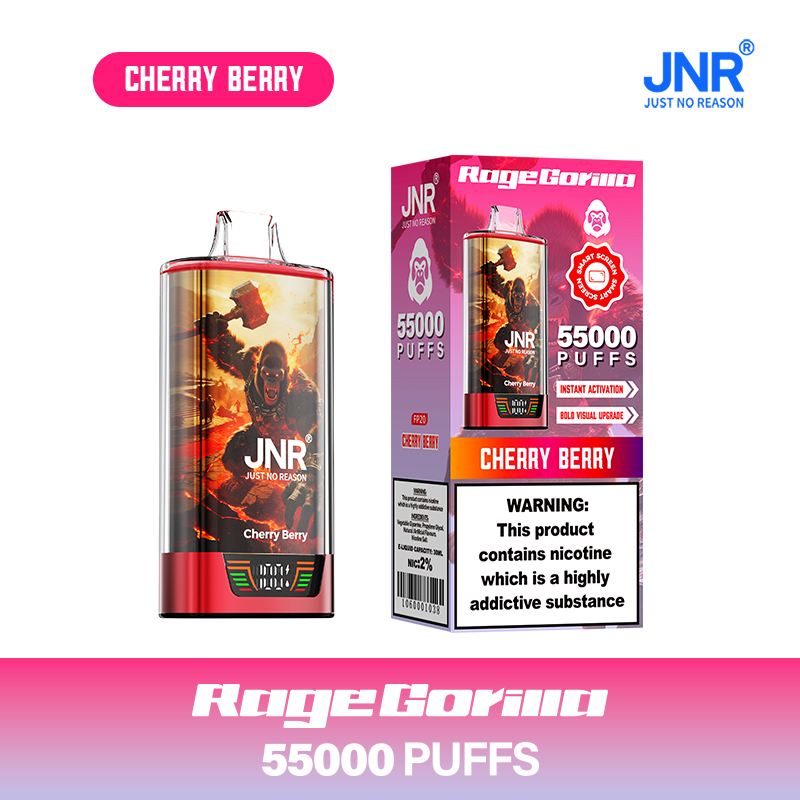 JNR Rage Gorilla 55K 55000 Puffs Smart Display Original Disposable Vape - Image 13