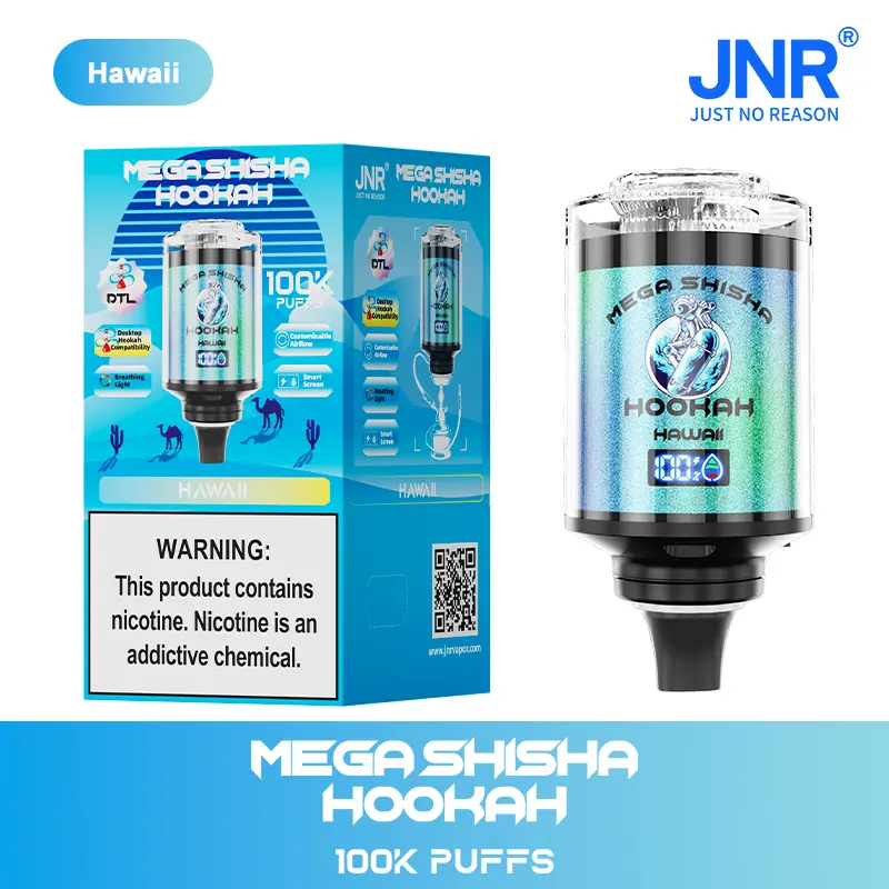 JNR Mega Shisha Hookah 100000 100K Puffs Large Capacity LED Display Disposable Vape - Image 26