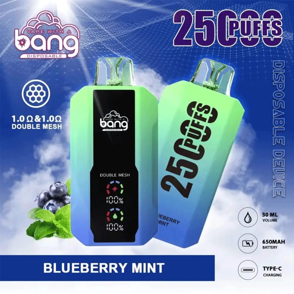 Bang 25000 25k Puffs 0% 2% 3% 5% Nicotine New LED Display Vape Electronic Cigarette Pod - Image 28