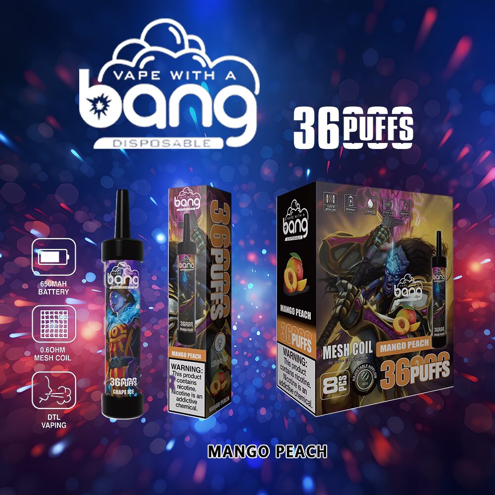 Bang 36000 36K Puffs 0% 2% 3% 5% Nicotine Latest Original Disposable Vape Pen - Image 9