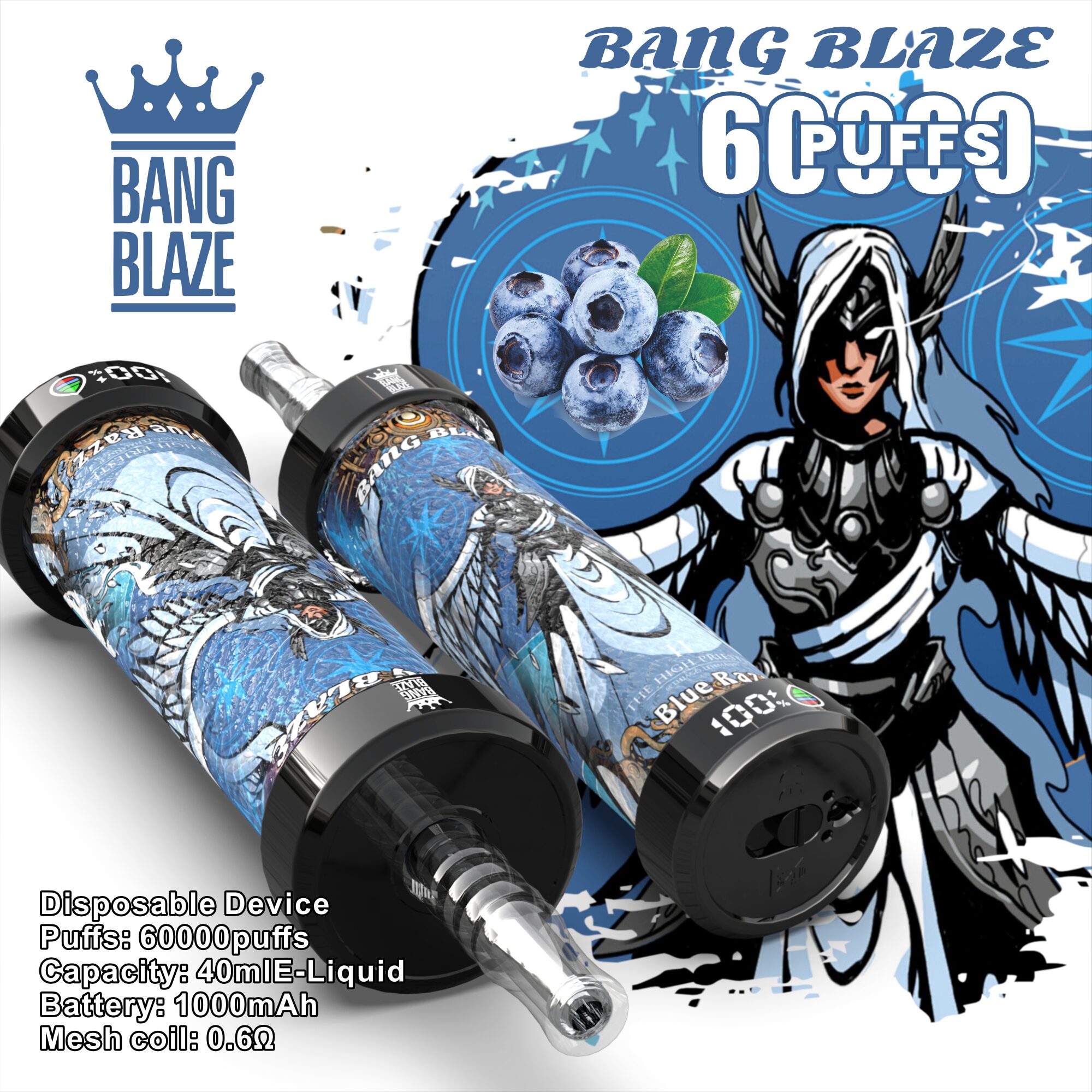 Bang Blaze 60k 60000 Puffs Latest Original LCD Display Disposable Vape Pen - Image 23