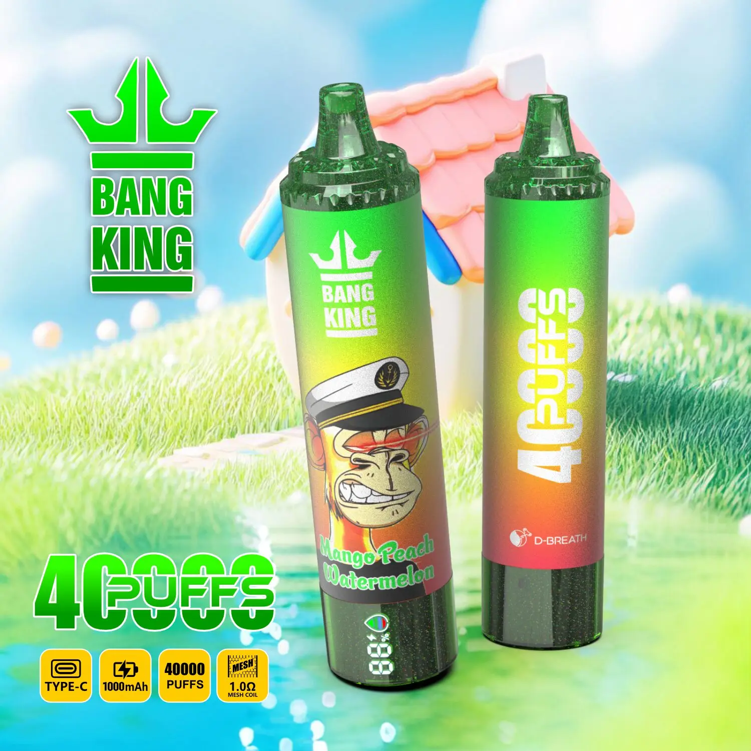 Bang King Tornado 40000 40K Puffs Original LED Display Edition Disposable Vape Pen - Image 20