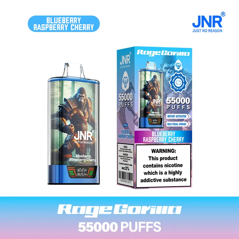 JNR Rage Gorilla 55K 55000 Puffs Smart Display Original Disposable Vape - Image 10