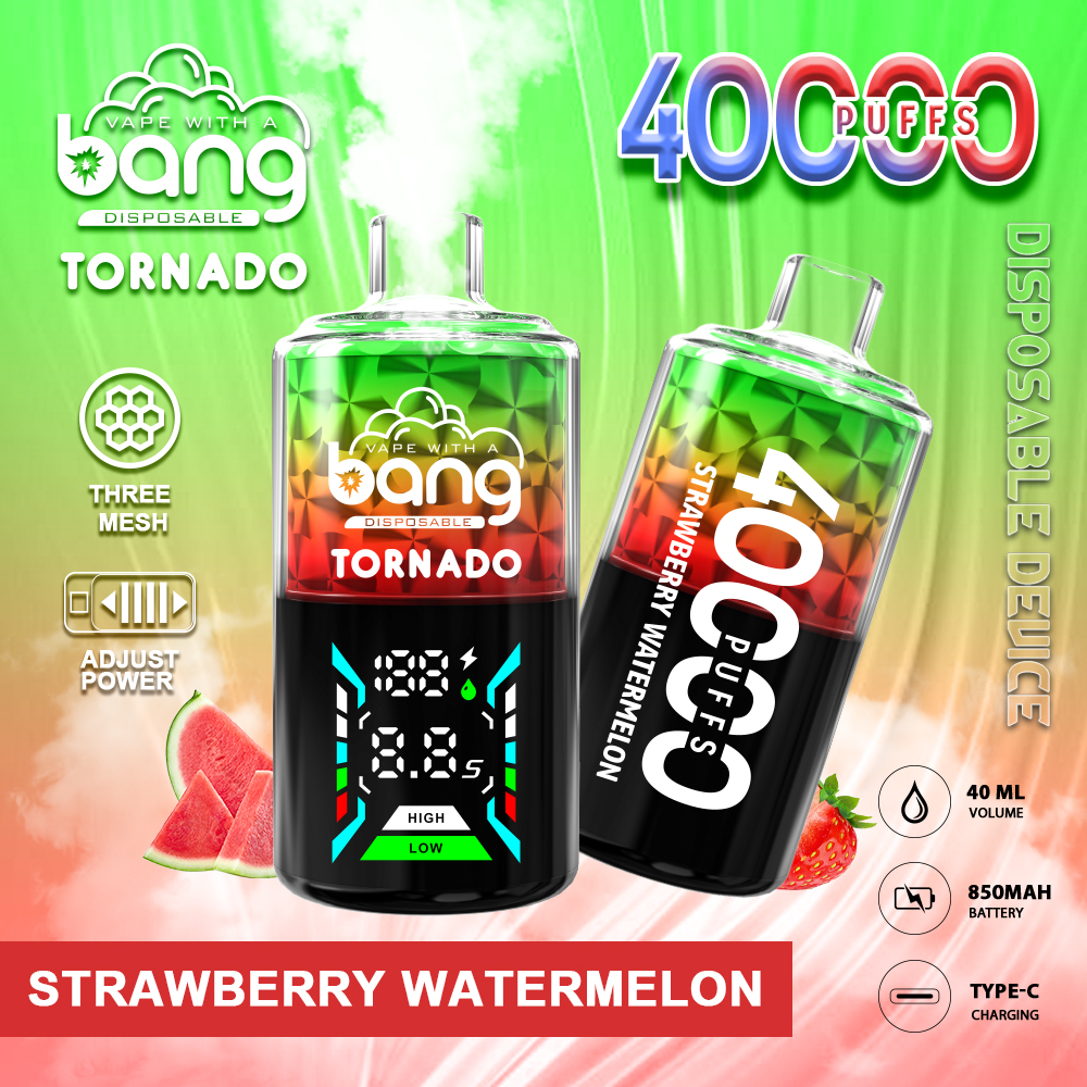 Bang Tornado 40000 40K Puffs Large Smoke LED Display Disposable Vape - Image 3