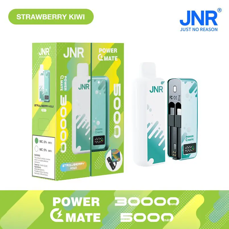 JNR Power Mate 30000 Puffs Smart Screen 5000mAh Power Bank Disposable Vape - Image 9