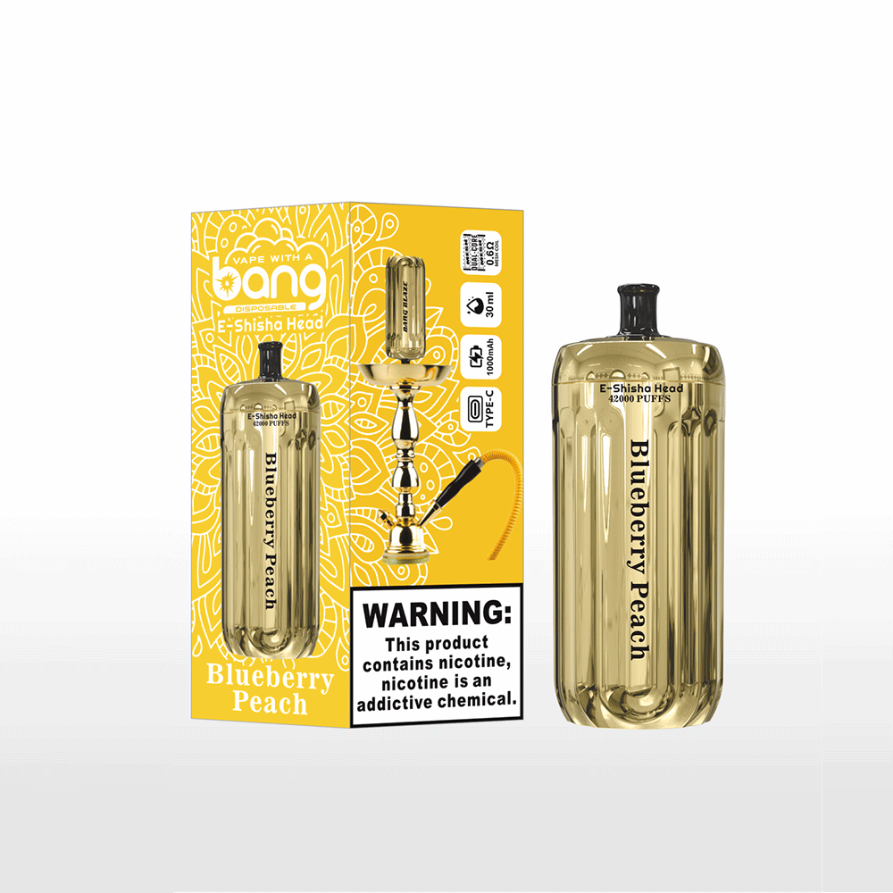 Bang E-Shisha Head 42000 42K Puffs Gold LED Display Disposable Vape - Image 22