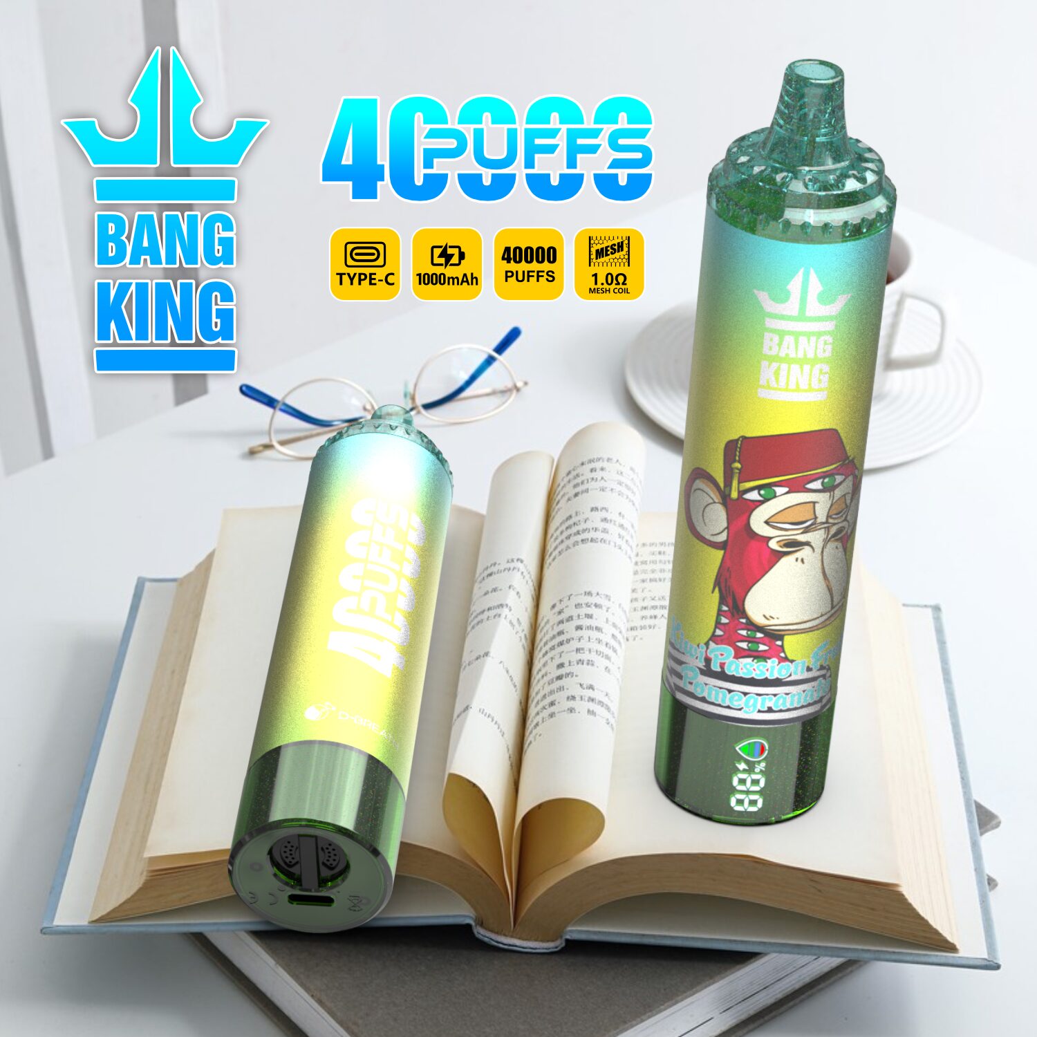 Bang King Tornado 40000 40K Puffs Original LED Display Edition Disposable Vape Pen - Image 21