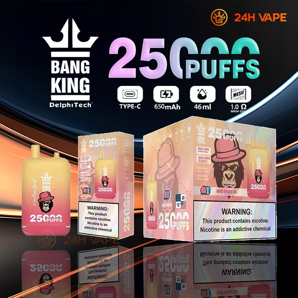Bang King 25000 Puffs 0% 2% 3% 5% Nicotine Double Warehouser Disposable Vape Pod - Image 9