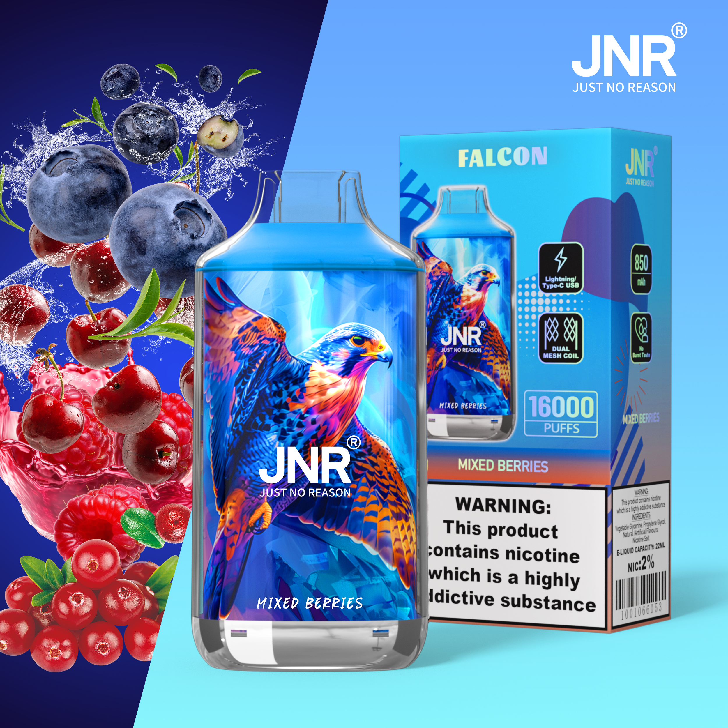 JNR FALON 16000 16K Puffs Original Edition Disposable Vape - Image 37