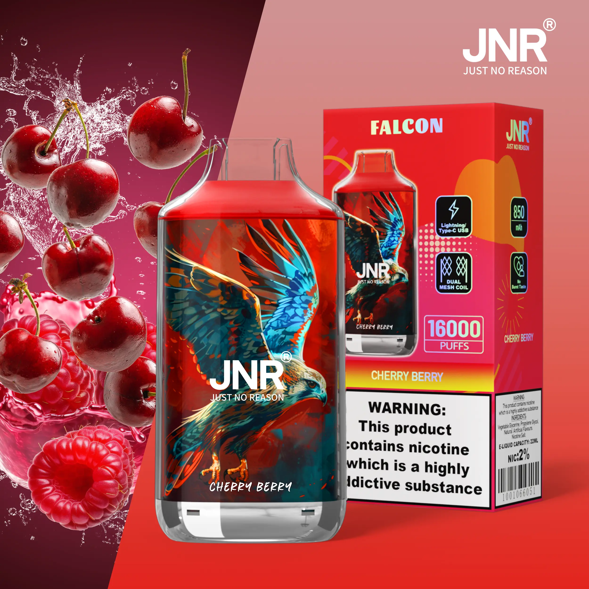 JNR FALON 16000 16K Puffs Original Edition Disposable Vape - Image 54
