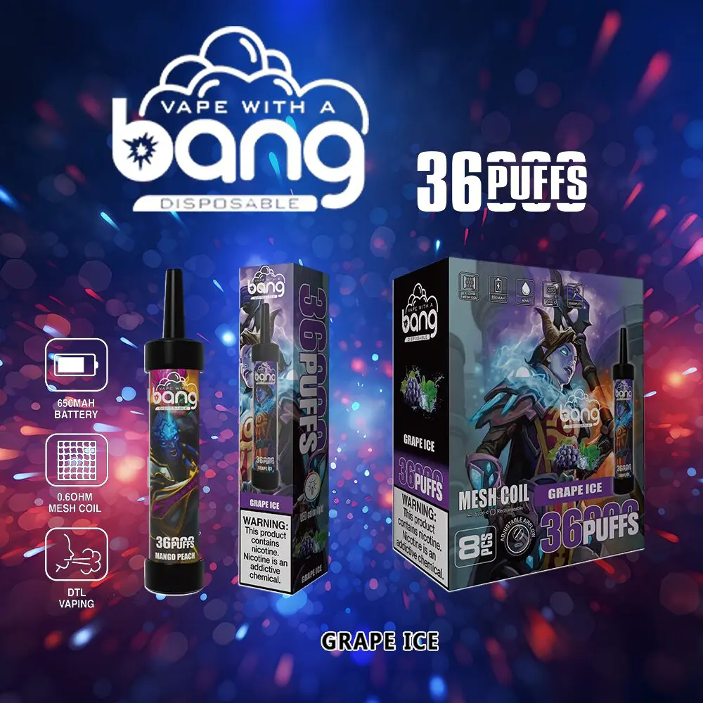 Bang 36000 36K Puffs 0% 2% 3% 5% Nicotine Latest Original Disposable Vape Pen - Image 18