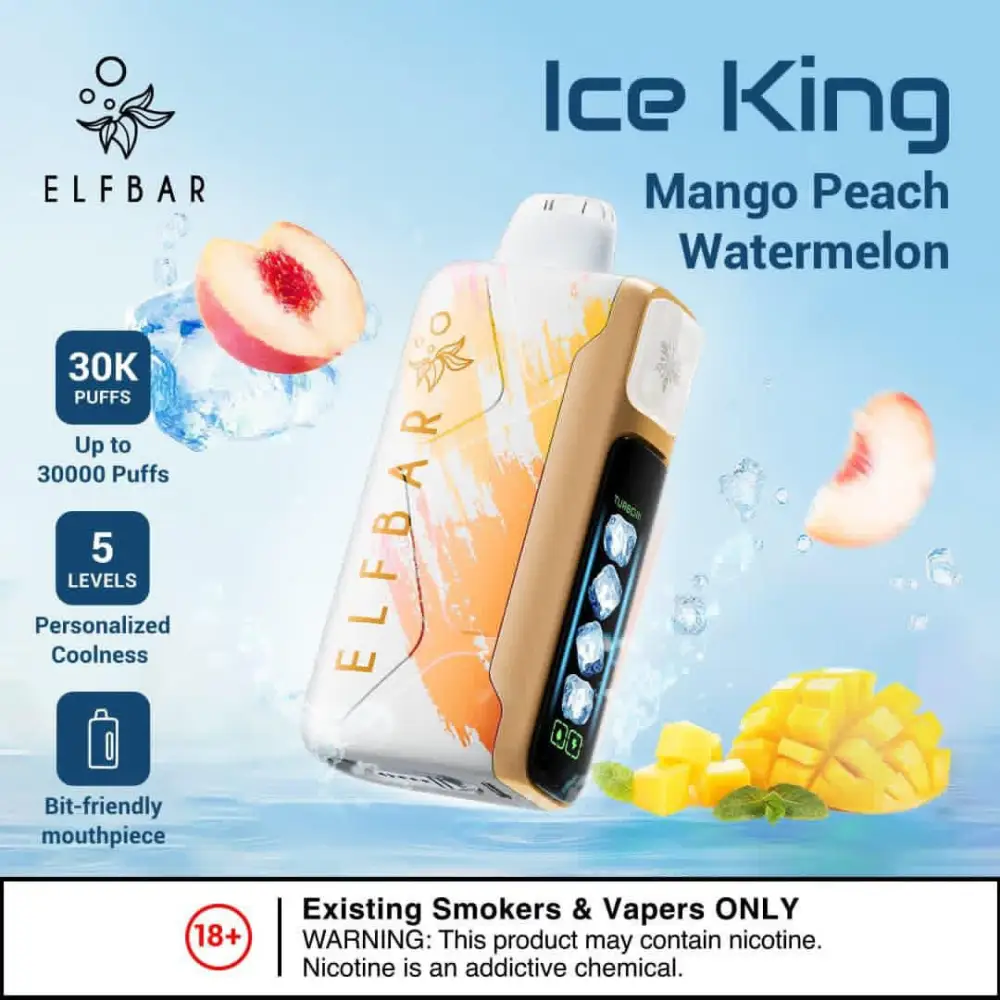 ELFBAR ICE KING 30000 PUFFS DISPOSABLE VAPE - Image 9