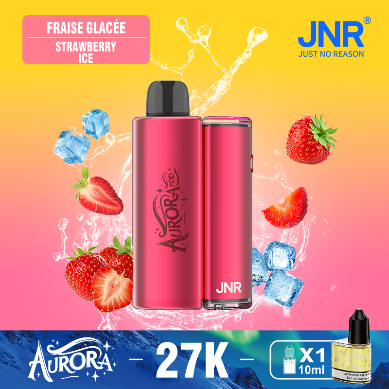 JNR Aurora 27K 27000 Puffs 2+10ml Replaceable Pod Kit Refillable Original Disposable Vape - Image 25