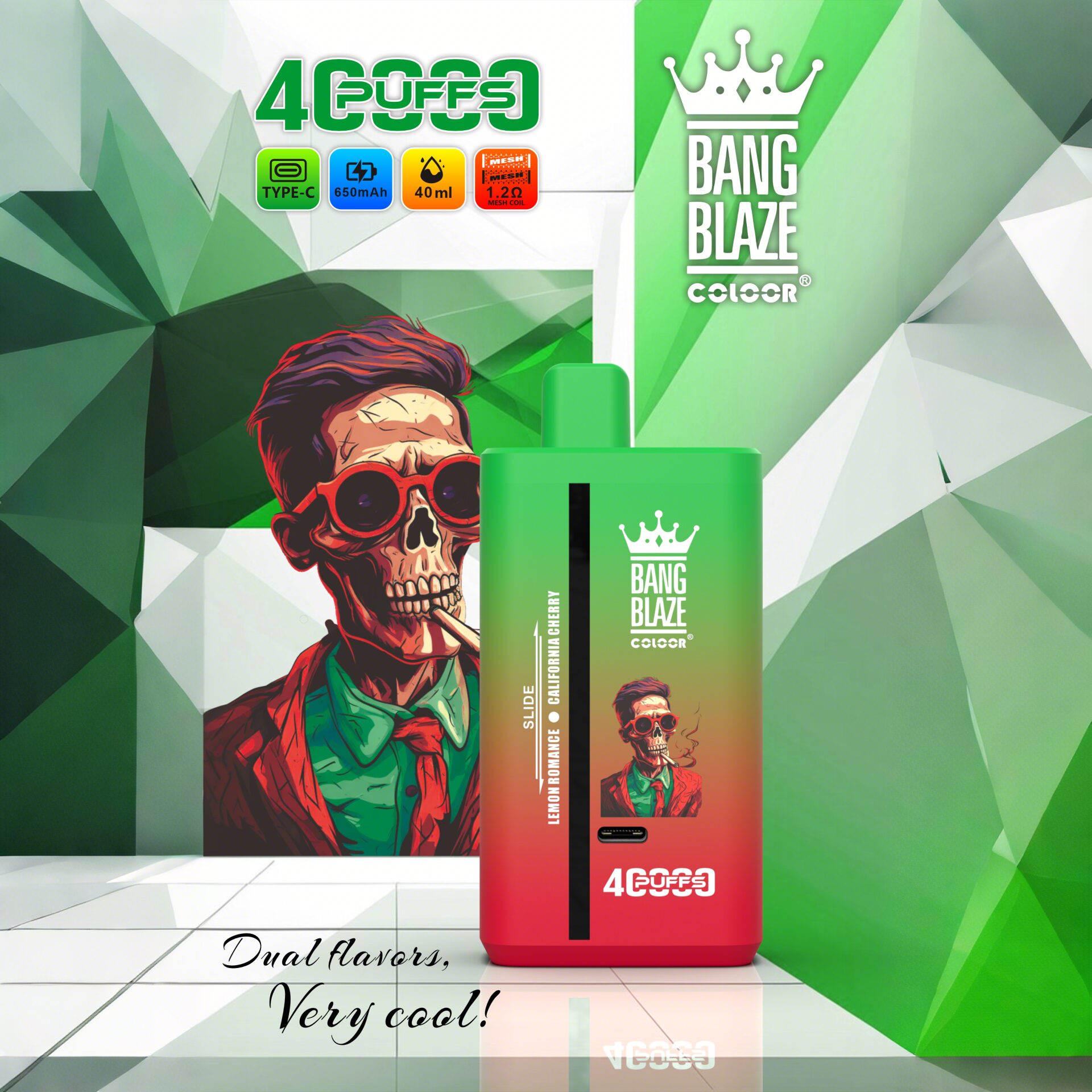 Bang Blaze 40000 40K Puffs 2% 3% 5% Nicotine Double Taste Disposable Vape - Image 27