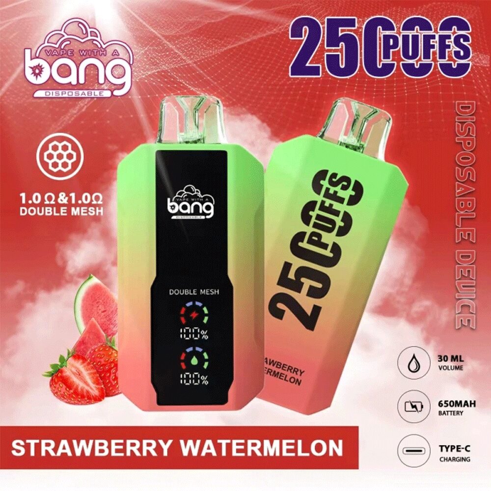 Bang 25000 25k Puffs 0% 2% 3% 5% Nicotine New LED Display Vape Electronic Cigarette Pod - Image 11