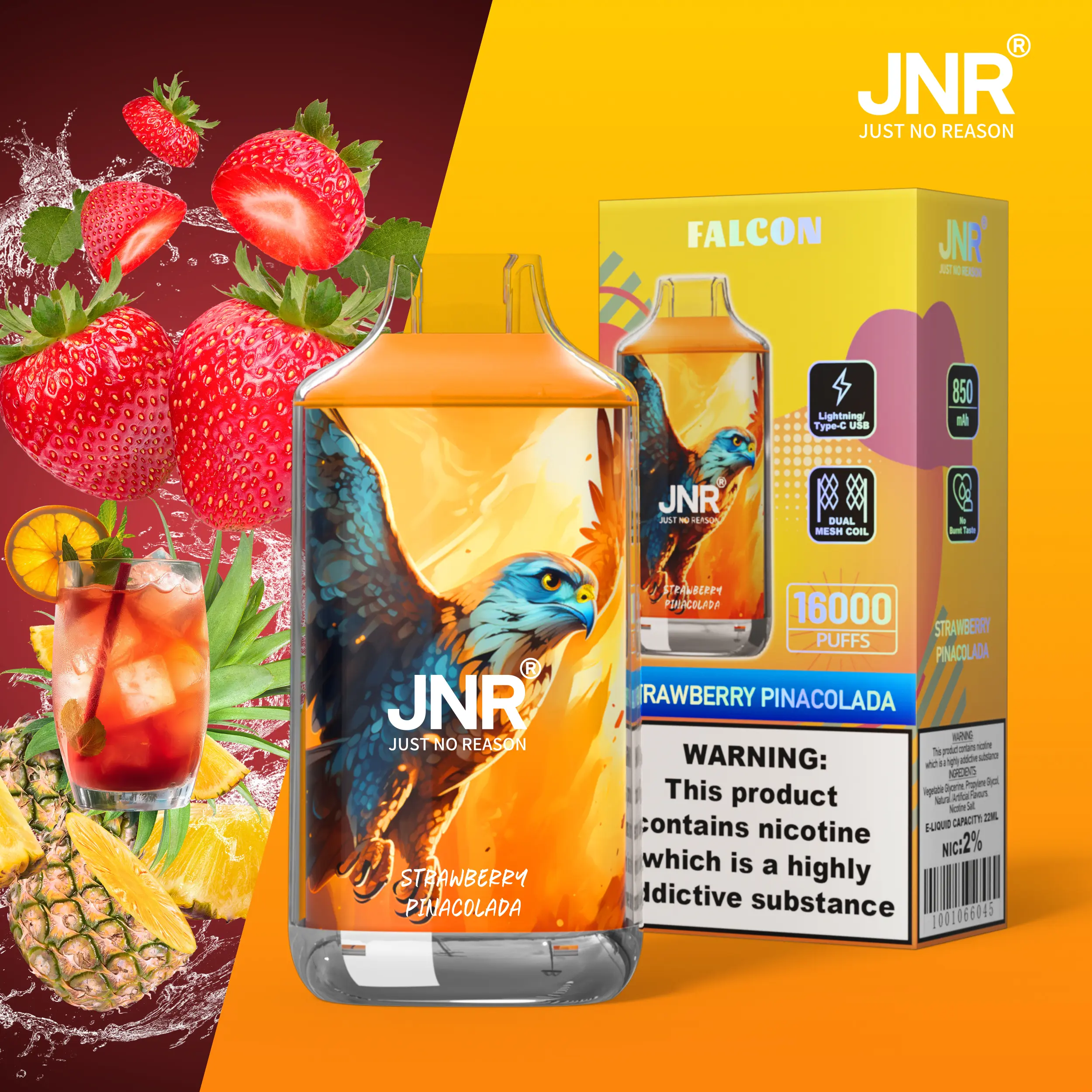 JNR FALON 16000 16K Puffs Original Edition Disposable Vape - Image 16