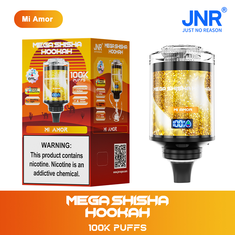 JNR Mega Shisha Hookah 100000 100K Puffs Large Capacity LED Display Disposable Vape - Image 13