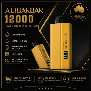 ALIBARBAR TEQ 12000 PUFFS[All Available Flavors Collection] ( Sydney Stock 🚚 )